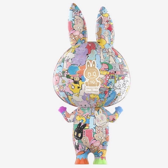 Pop Mart Mega Labubu 400% 10th Anniversary Figure Sealed - Picture 3 of 7